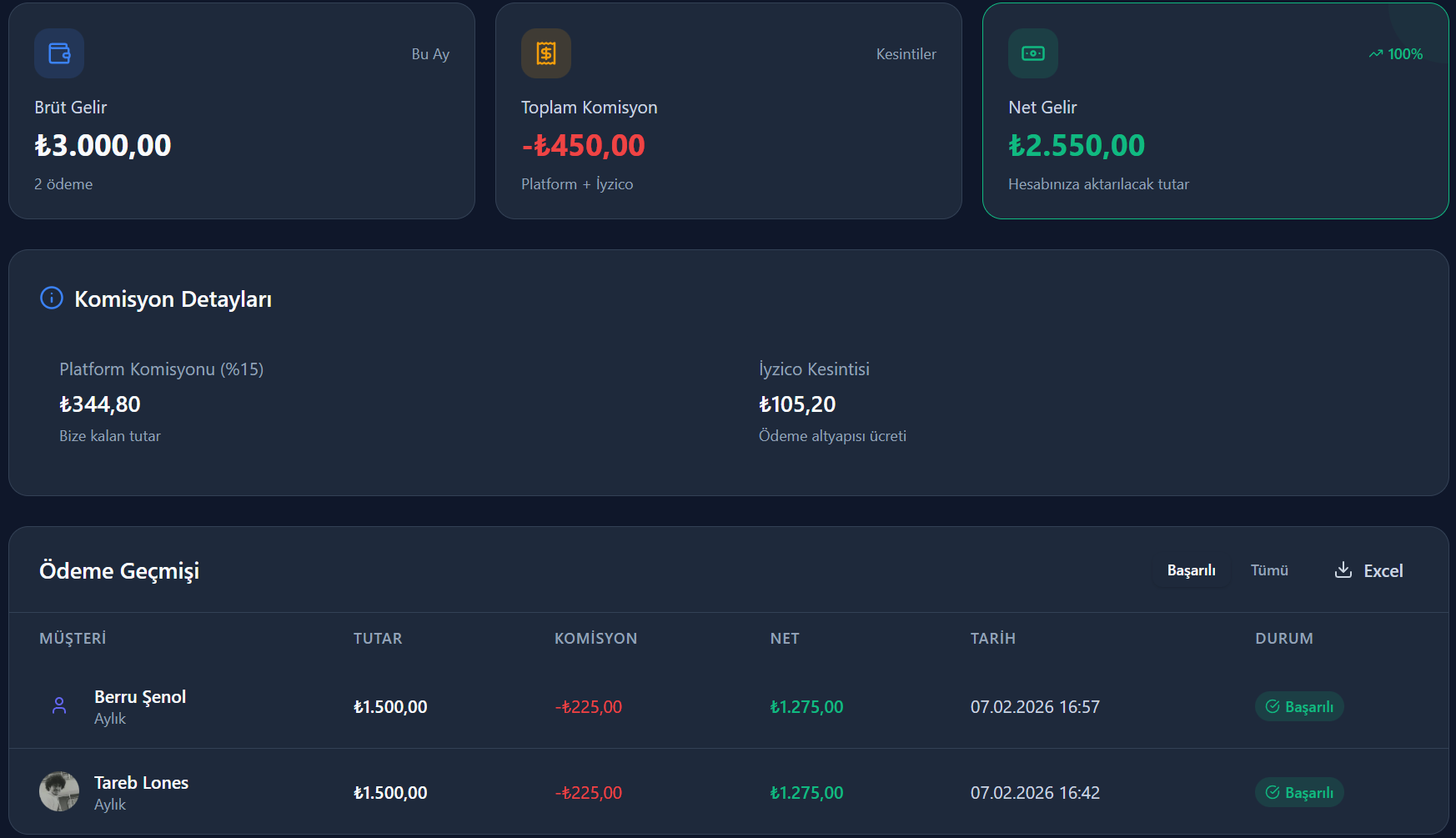 Gelir & Gider Takibi