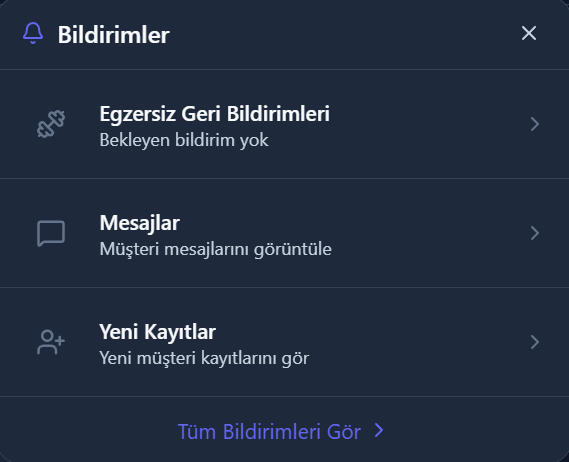 Özelleştirilmiş Bildirimler - 1